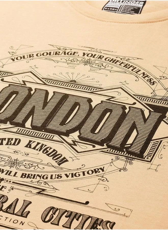 Dillinger Dillinger Oversized London Graphic Print T-Shirt