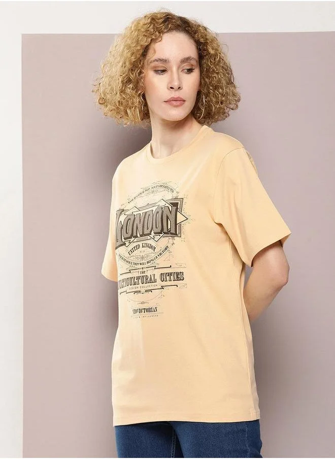 Dillinger Dillinger Oversized London Graphic Print T-Shirt