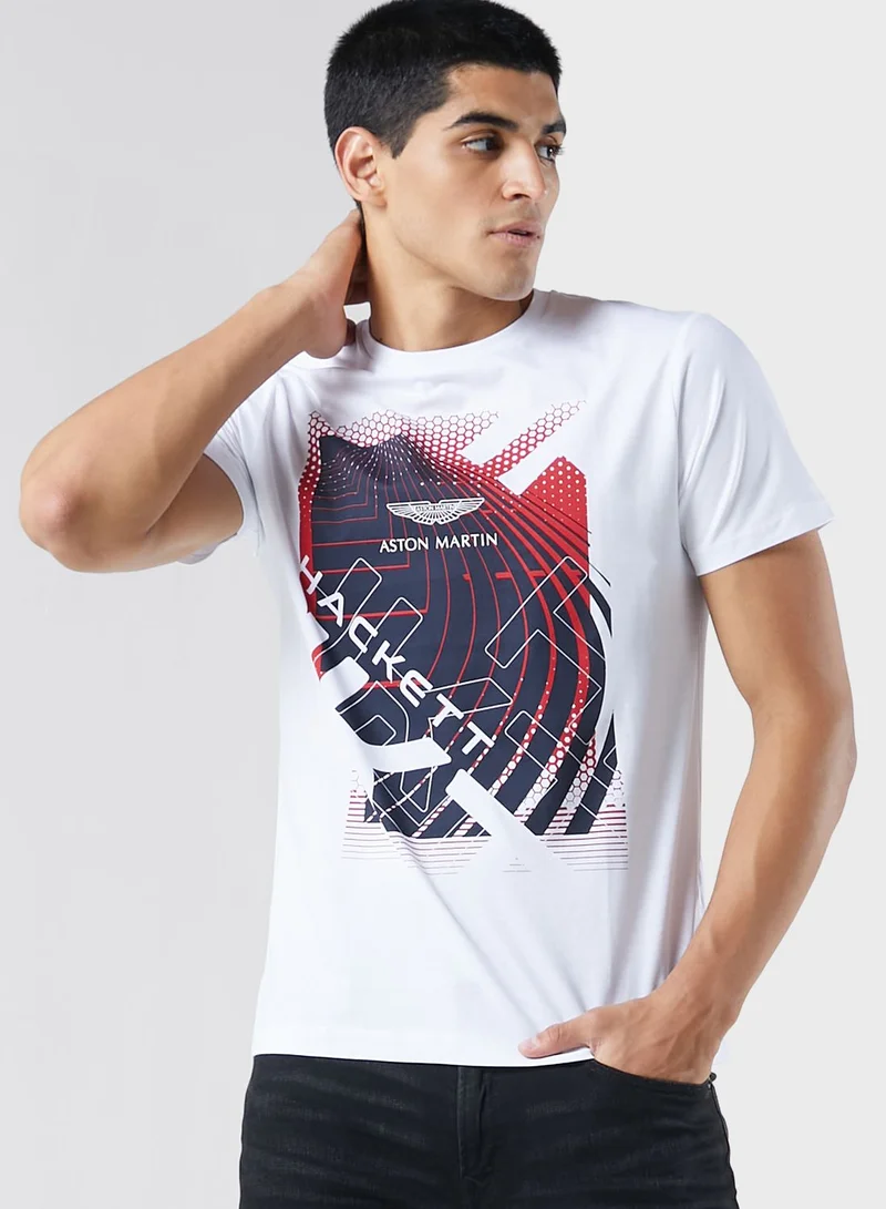 Hackett Aston Martin Graphic T-Shirt