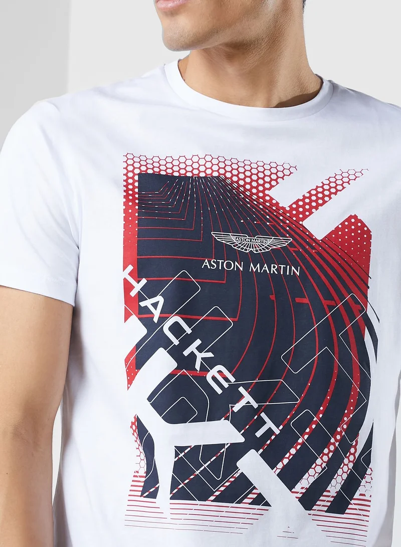 Hackett Aston Martin Graphic T-Shirt