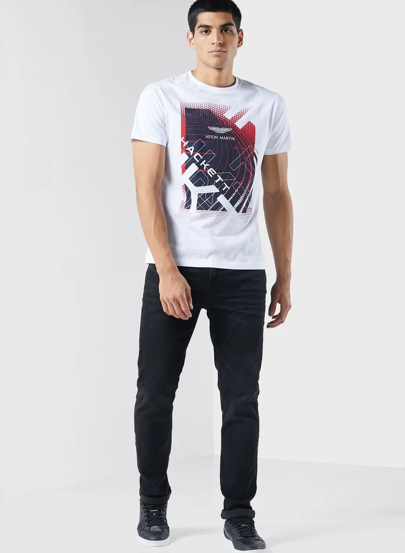 Hackett Aston Martin Graphic T-Shirt