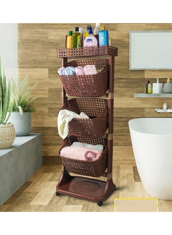 ماركة غير محددة تربو  ٣ دور + رف علوى على استاند (بعجل)  - Image 5