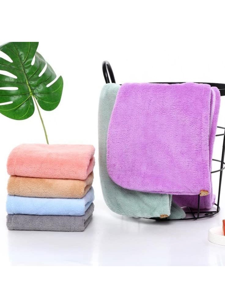 TRENDIFY4YOU TRENDIFY4YOU Quick Turban HairDrying Absorbent Microfiber TowelDry Shower CapsBathrobe HatMagic Hair Wrap for Women Multi ColorSet of 1  - Image 3