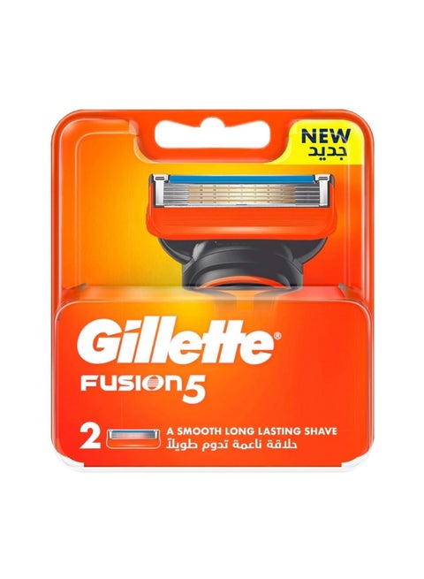 Fusion 5 Razor Blades Pack of 2 Long Lasting Shave Precision Blades Smooth Comfortable Shaving