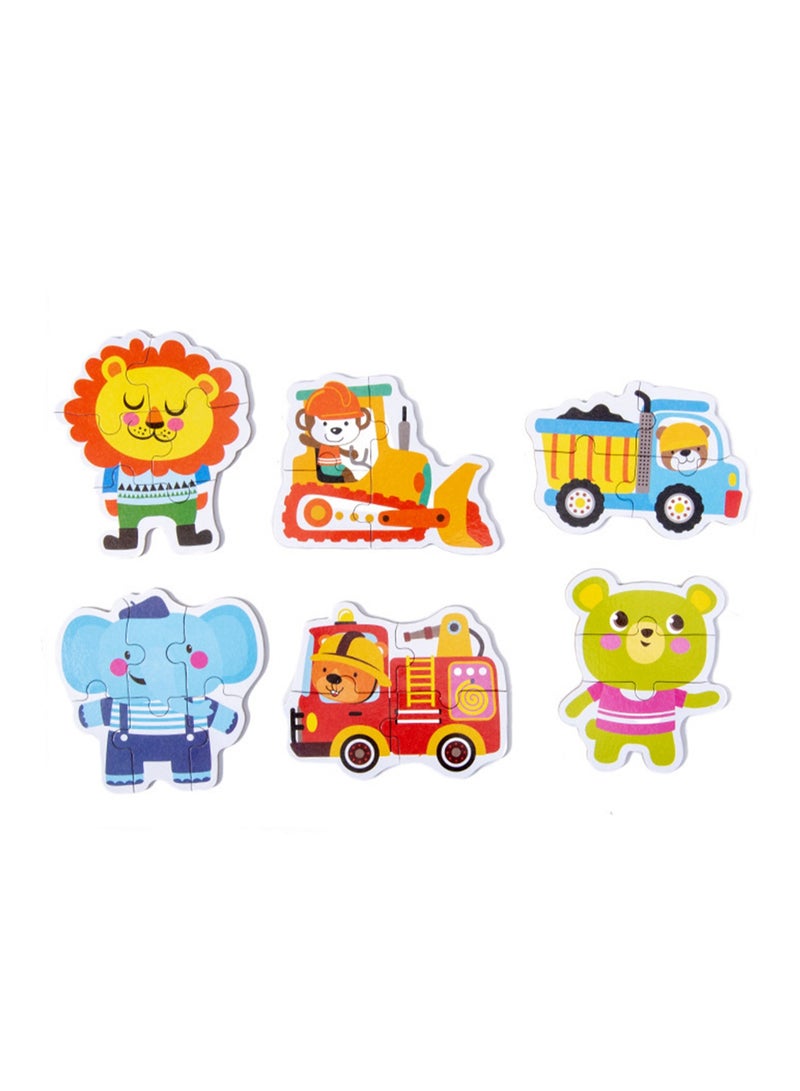 Children'S Educational Travel Iron Box Educational Toys Baby Early Education Cognitive Boys And Girls (Animal Jigsaw Puzzle) - Image 3