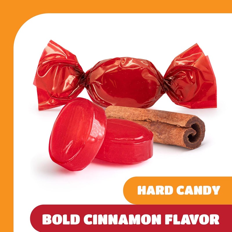 CRAZYOUTLET Cinnamon Hard Candy - 2 Pound Bulk Pack (Approx. 180 Count) - Individually Wrapped Old-Fashioned Sweets - Image 4