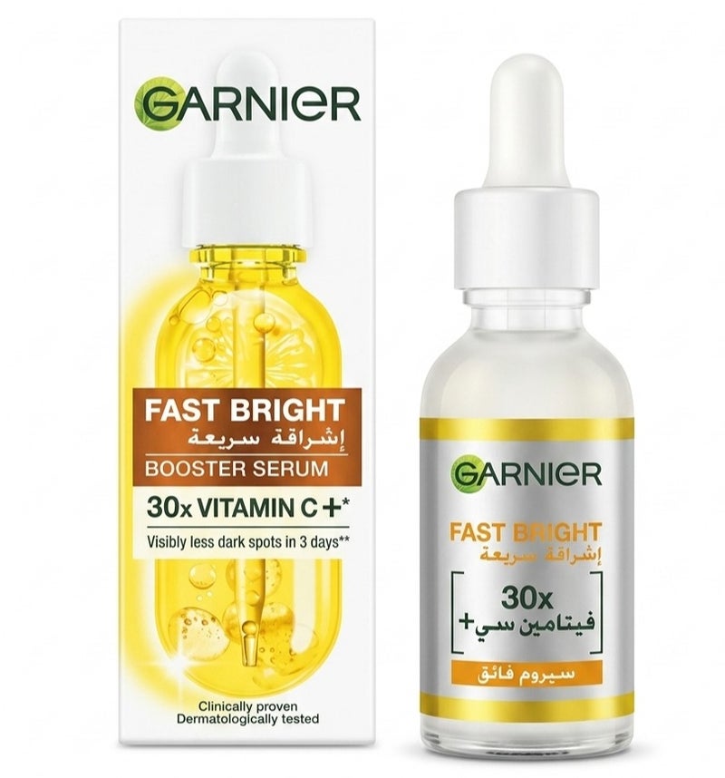 Booster Serum for Dark Spots Reduction & Skin Brightening with 30x Vitamin C+ 30ml