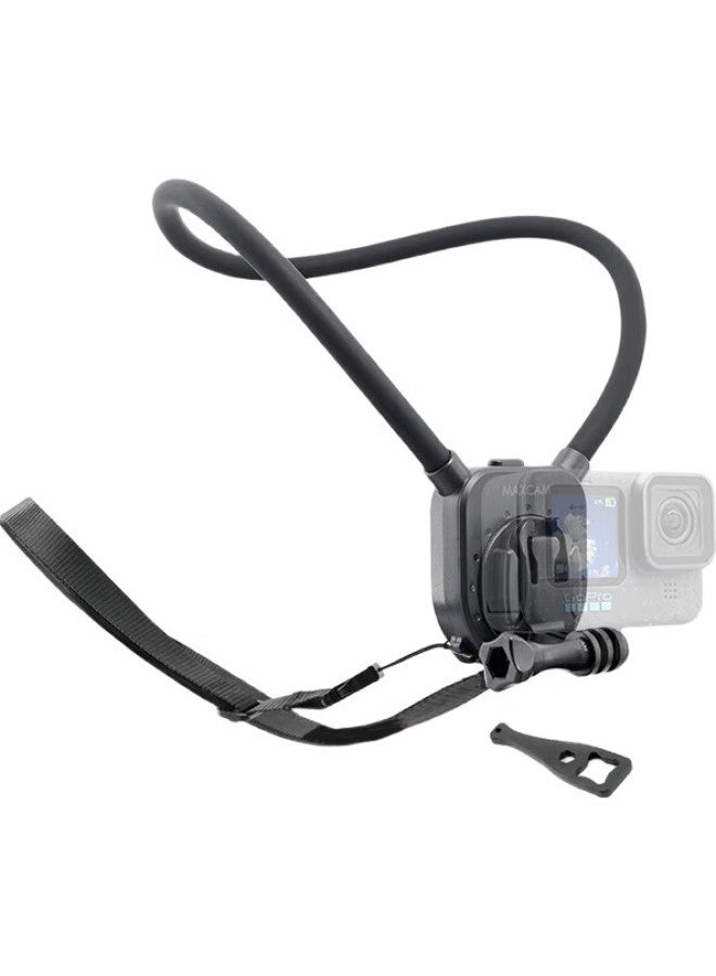 Maxcam/Maisikamu Neck Strap For Action Cameras, Compatible With Gopro Ace Pro 2/Gopro 13/12, Fishing Mount, Cycling Accessory - Image 3