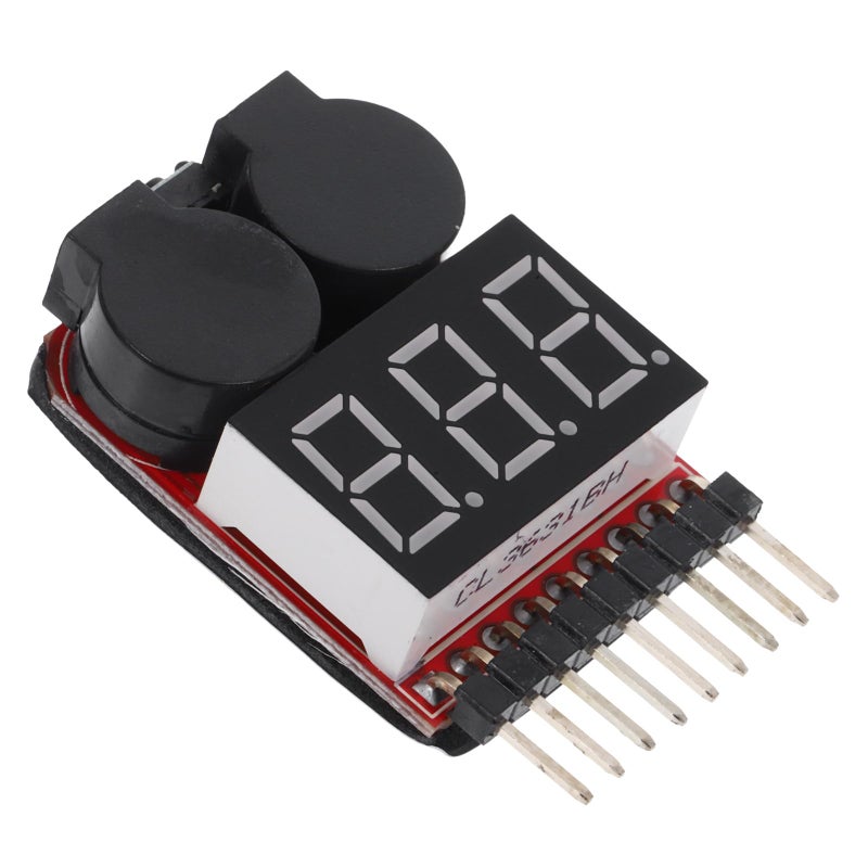 Digital Lipo Battery Tester with LED Indicator Low Voltage Buzzer Alarm for RC Models - Image 2