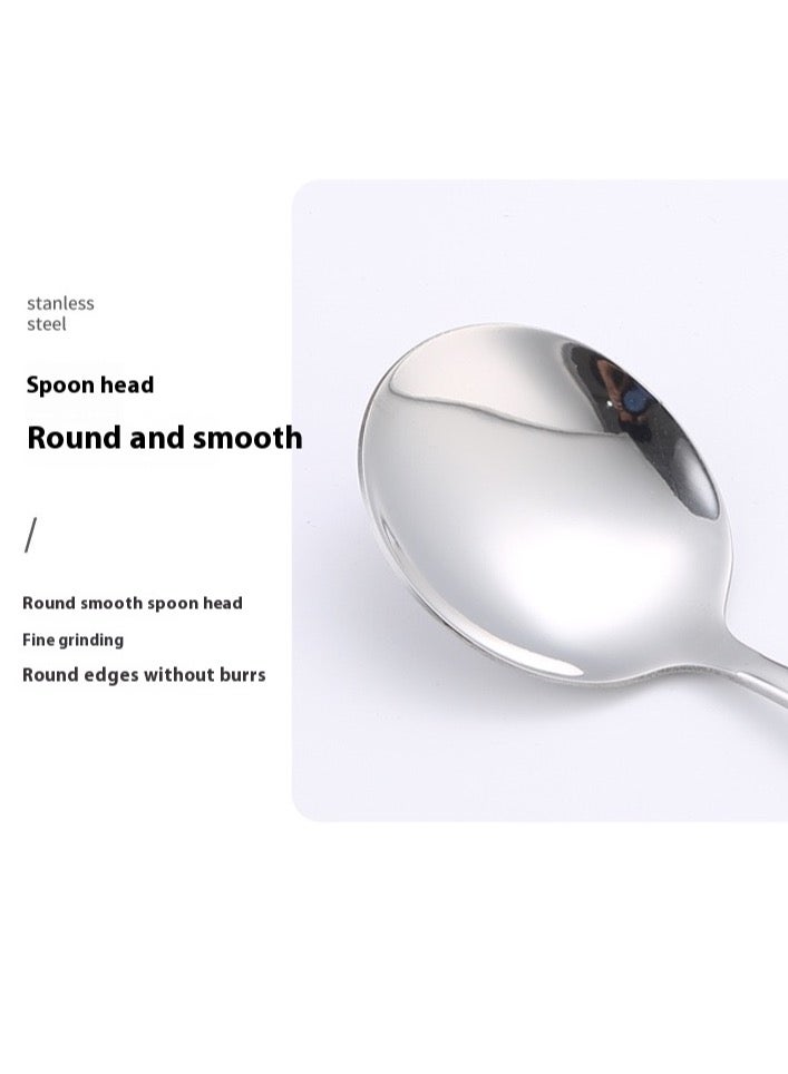 24-Piece Stainless Steel Cutlery Set for 6, Premium Mirror Polished - Complete Knife/Fork/Spoon in Luxury Gift Box, Ideal for Arabic Hospitality, Wedding & Eid (Dishwasher Safe) - Image 5