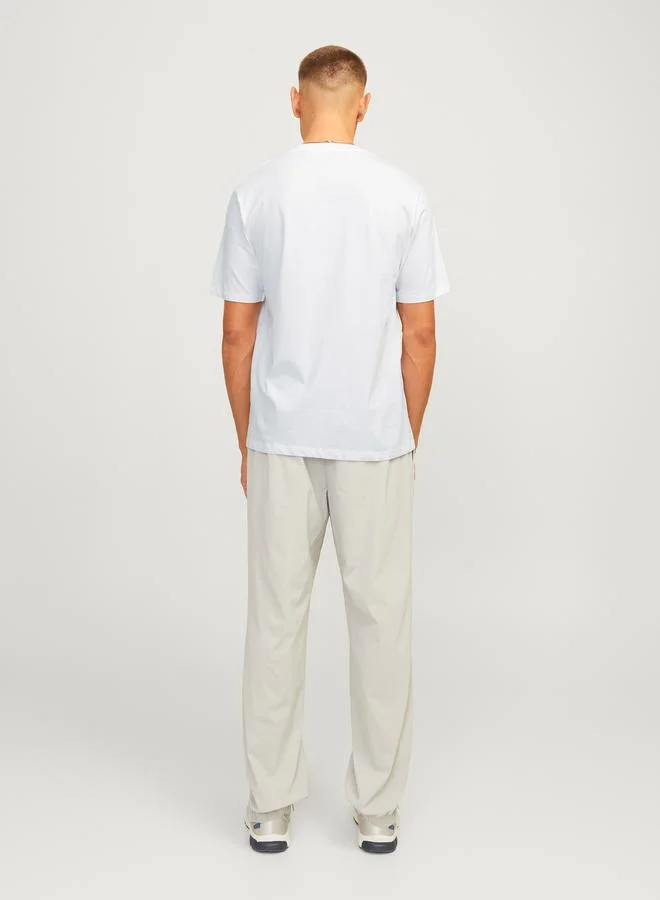 JACK & JONES Logo Print Crew Neck T-Shirt