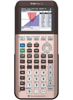 Texas Texas Instruments TI-84 Plus CE Color Graphing Calculator Rose Gold  - Image 1