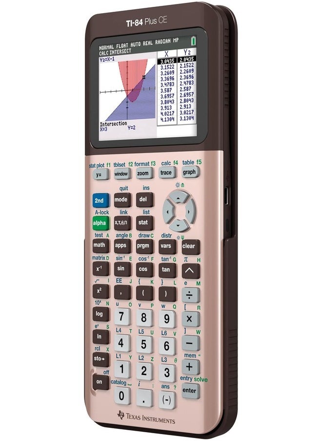 Texas Texas Instruments TI-84 Plus CE Color Graphing Calculator Rose Gold  - Image 2
