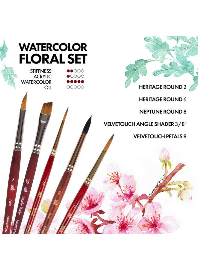 برينستون فرشاة الرسم، 5 ريشة، متنوعة - Image 3