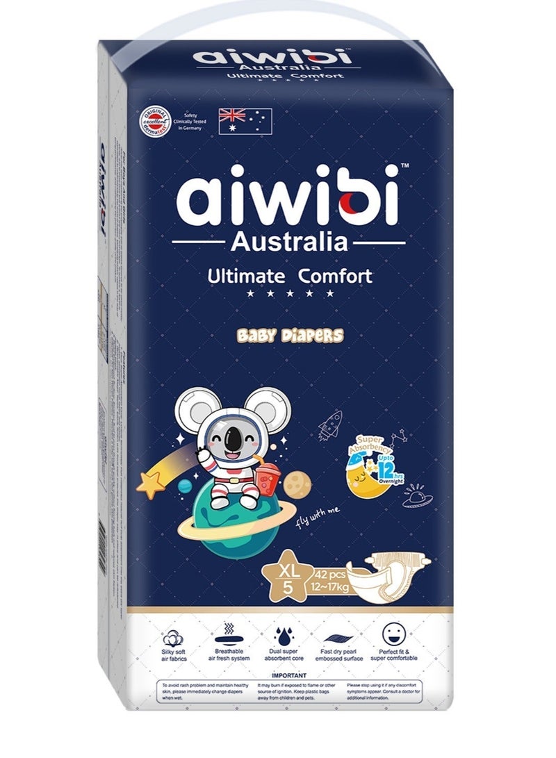 أيويبي حفاضات الأطفال من Aiwibi Ultimate Comfort 42 قطعة - Image 2