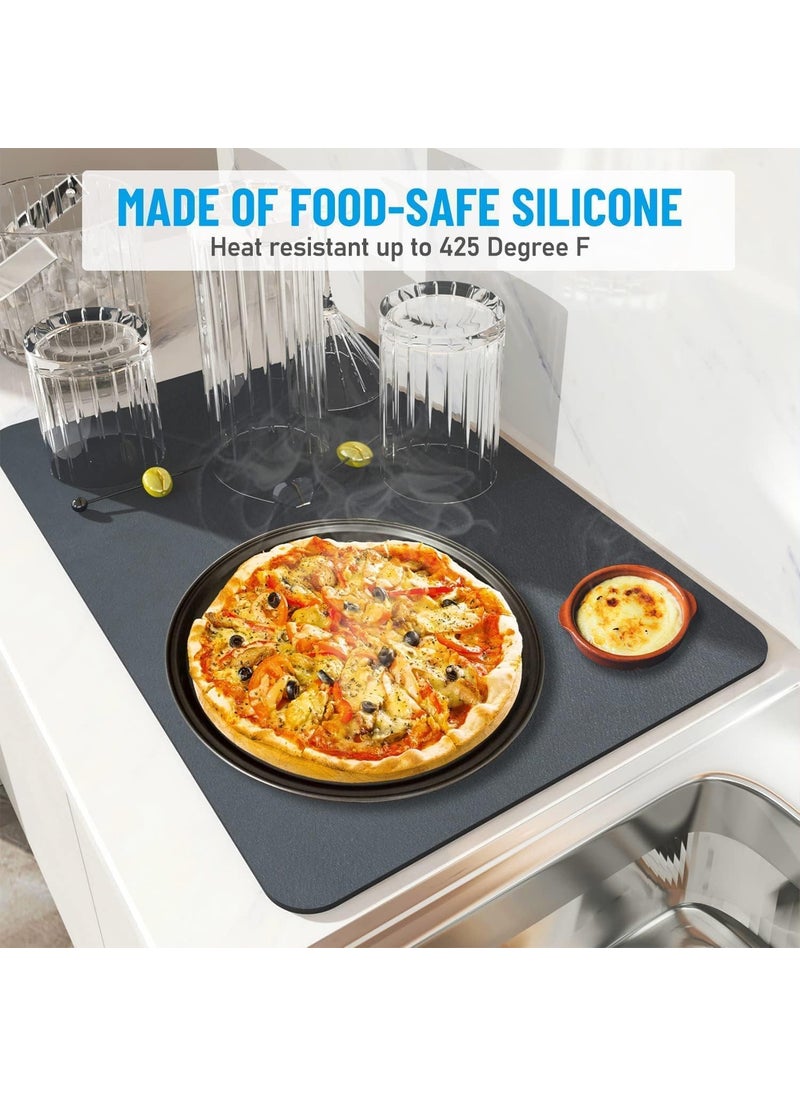 STOLENBAND - New Dish Drying mat for Kitchen Water Absorbent mat Drying mat for Kitchen Utensils Large Dry mat for Kitchen Utensils Drying mat Water Absorbent mats for Kitchen Items (40X60) - Image 1