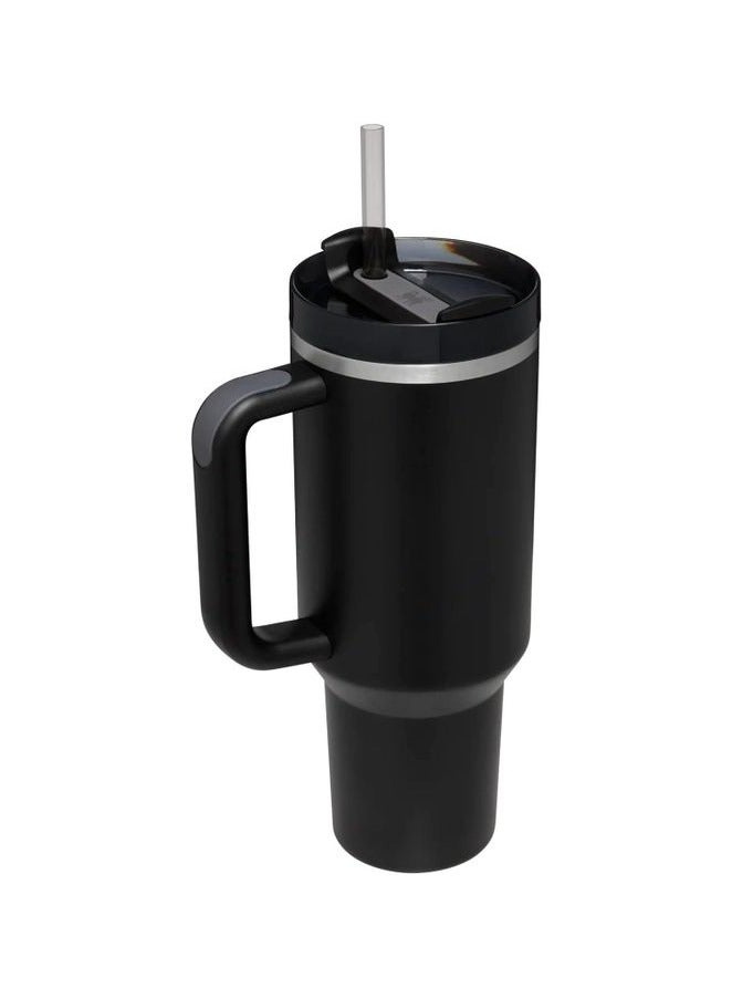 ستانلي كوب حراري ستانلس استيل ستانلي مع غطاء وماصه يحفظ المشروبات الساخنه والبارده والمثلج سعه 1.18 لتر - Image 3