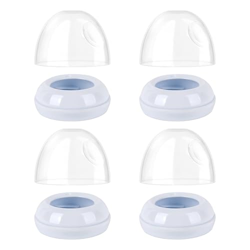 FixlyFido 4-Pack Baby Bottle Rings and Caps for Philips Natural Bottles, Replacement Screw Ring Collars, Baby Bottle Nipple Rings for Natural Plastic and Glass Bottles - Image 5