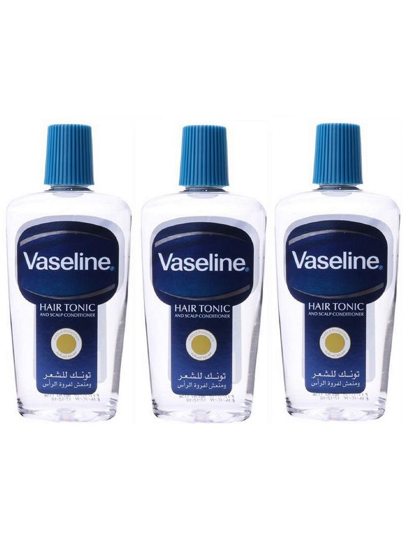 Vaseline عبوة من 3 تونك للشعر مكثف أبيض 200 مل × 3 - Image 1