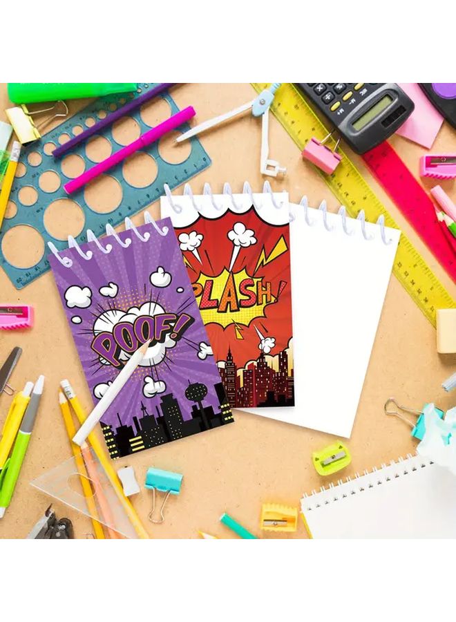 8 Pack Mini Cartoon Themed Notebooks Blank Fantasy Journals for Party Favors School Supplies - Image 3