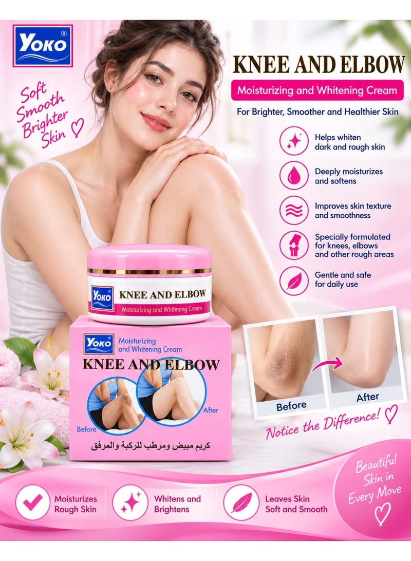 Yoko Moisturizing and Whitening Cream for Knees and Elbows 50G - Image 3