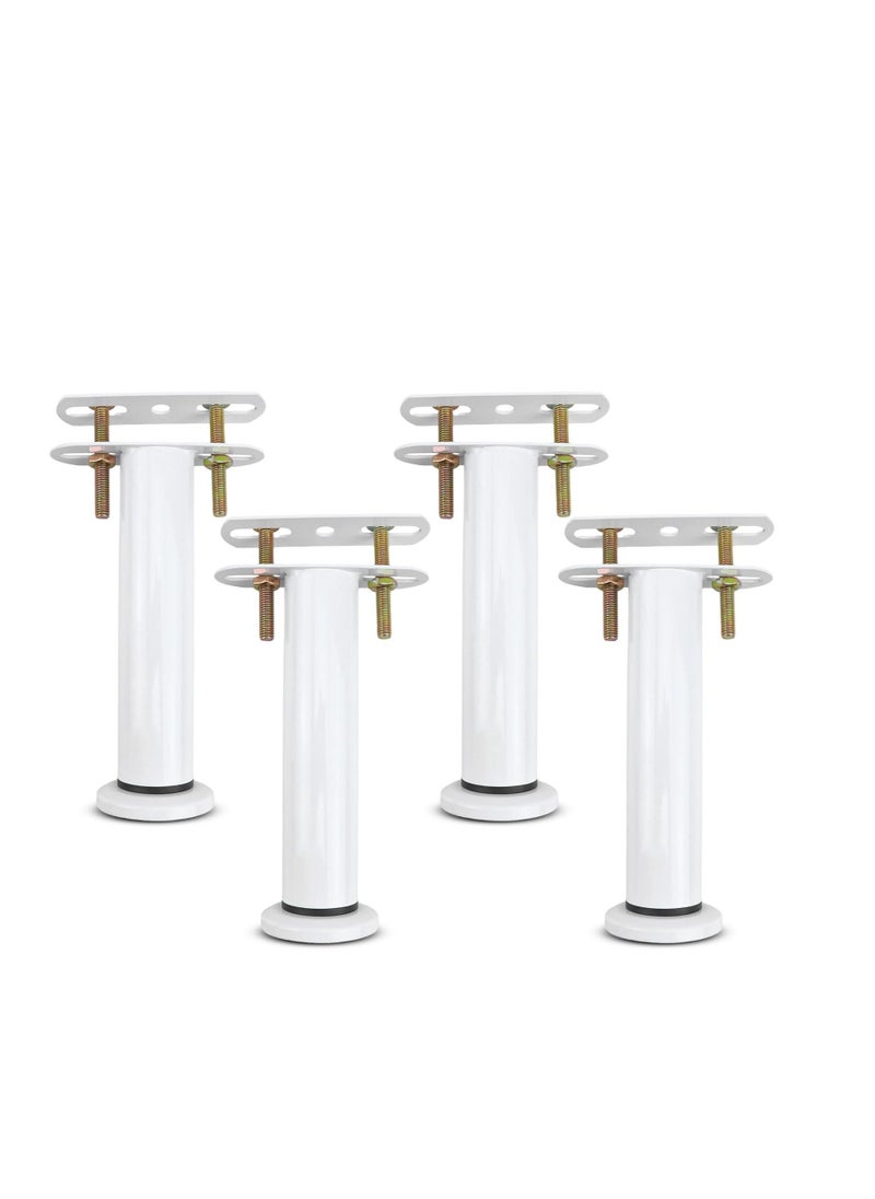 Bed Support Legs, 4 Pcs Adjustiable Height Couch Legs Cabinet Legs, Heavy Duty Bed Center Brackets Middle Reinforce Circular Bottom Slat Support Leg, for Cabinet Sofa Bed Frame Replacement Parts - Image 1