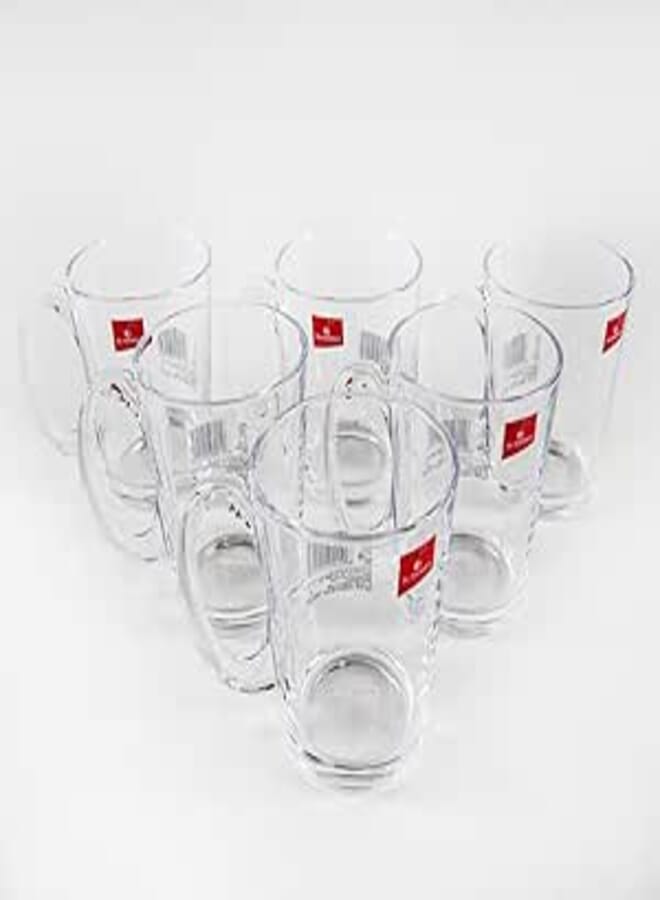 Blinkmax Blink Max brand cup set, pure glass, set of 6 pieces, code: 50