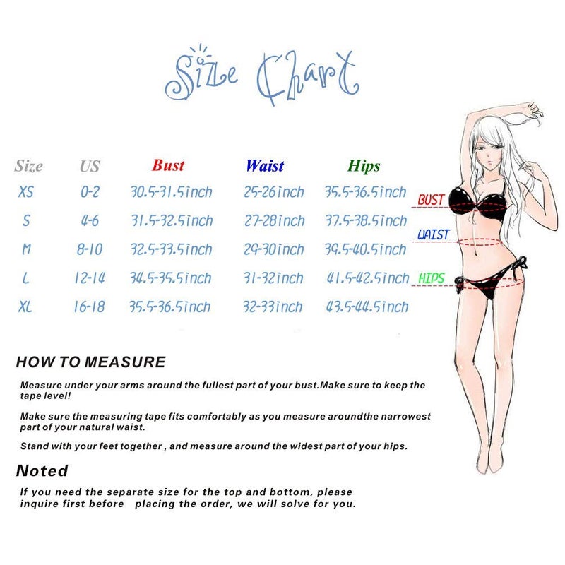 SHEKINI Women's Criss Cross Push Up Halter Bandage Bikini Set Tie Side Swim Bottoms Two Piece Swimsuits (Small, Black) - Image 5