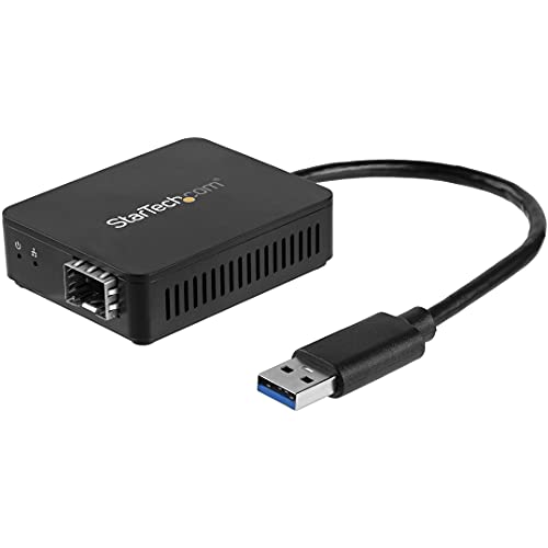 StarTech.com USB to Fiber Optic Converter - Open SFP - 1000BASE-SX/LX - Windows/Mac/Linux - USB 3.0 Ethernet Adapter - Network Adapter - Image 5