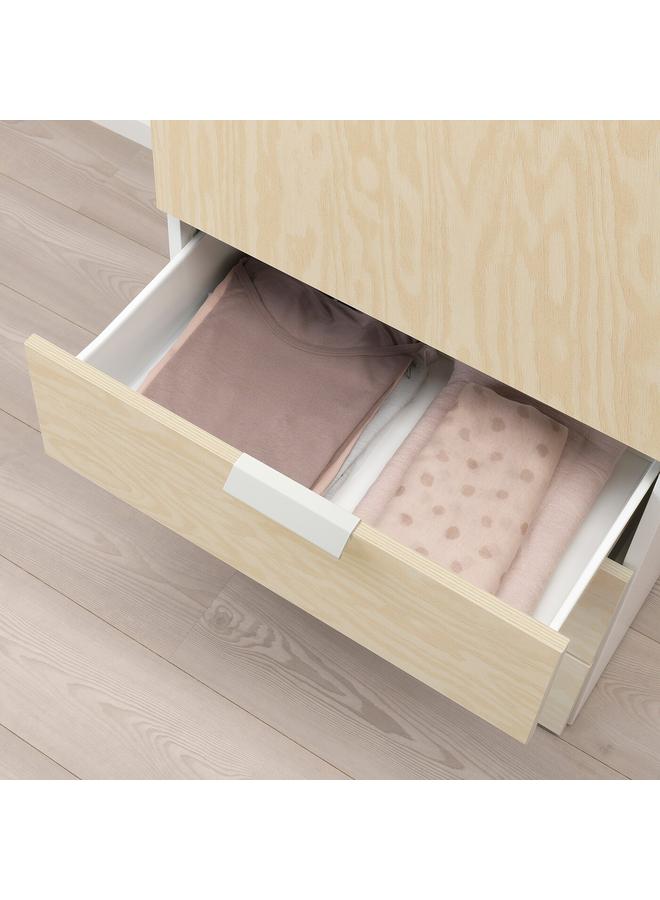 Zaboon Drawer, white/lively pine effect, 60x42x20 cm - Image 3