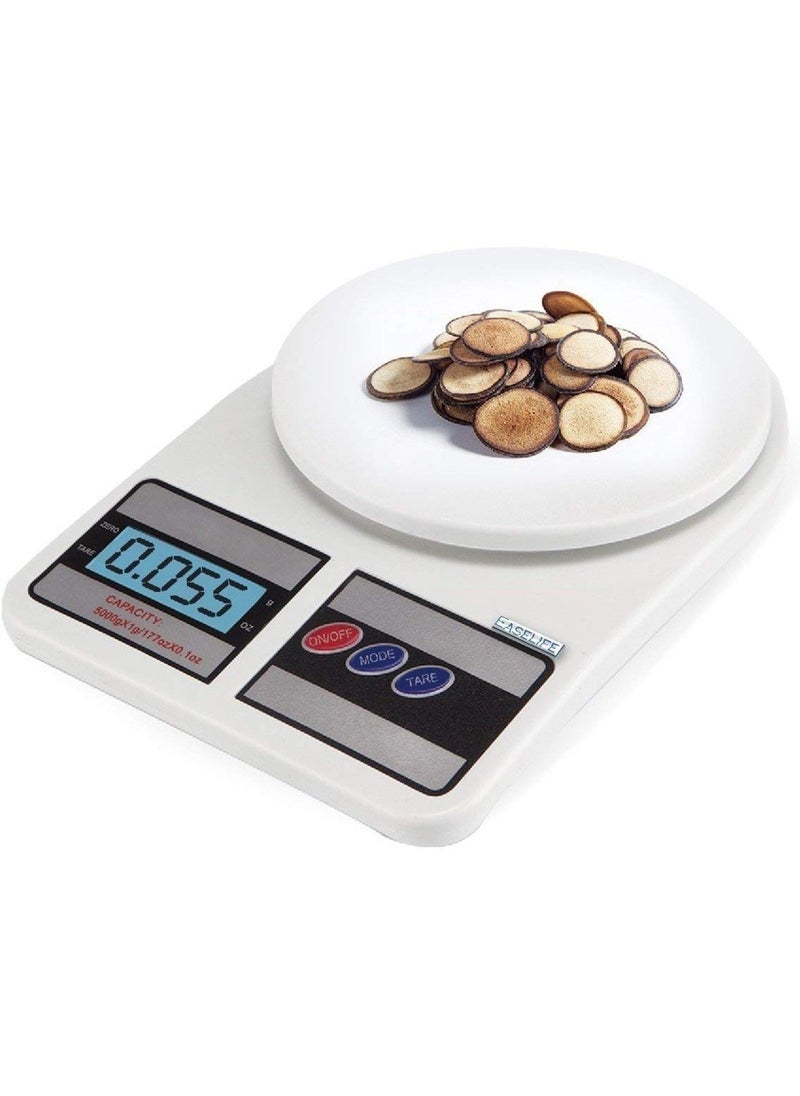 MOSHTU Weighing Machine for Kitchen with LED Light Digital Electronic Weight Scale Multipurpose Personal Use