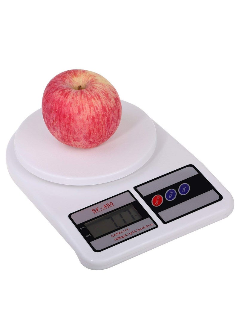 MOSHTU Weighing Machine for Kitchen with LED Light Digital Electronic Weight Scale Multipurpose Personal Use