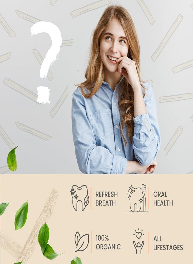 دايل أودري أعواد مضغ ديل أودري الأيورفيدية | أعواد جذر عرق السوس الطبيعية للبشر | فرشاة أسنان عضوية لتبييض الأسنان، وصحة الفم، وانتعاش النفس | مسواك خالي من السكر للأسنان | عبوة من 10 قطع (1.4 أونصة) - Image 5