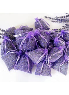 erorex 5A Lavender Sachet 10G 10Pcs Natural Lavender Dried Flower Bag Scent Sachet Drawer Freshener Premium Grade Dried Lavender Deodorizer Freshener For Drawers And Closets Home Car Fragrance Product  - Image 1