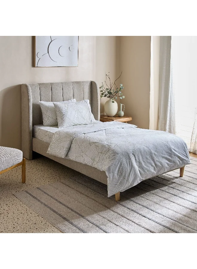 Home Box Malta-Musa 3-Piece Printed Cotton Twin Duvet Cover Set - 150x220 cm