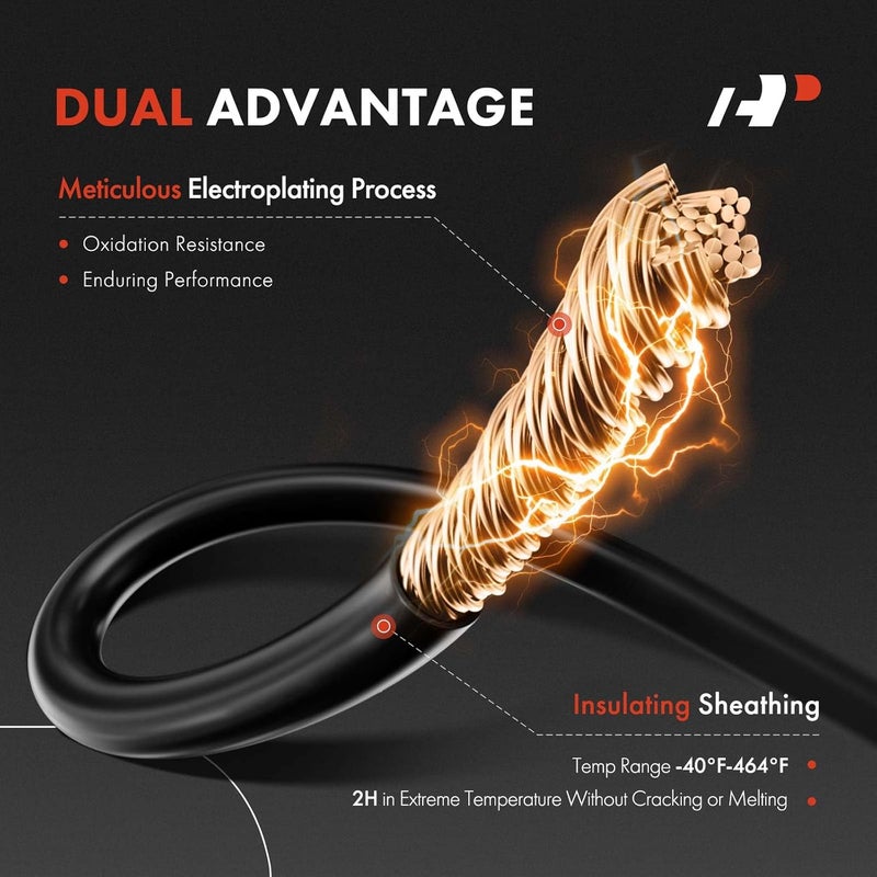 A-Premium أجهزة استشعار تآكل وسادات الفرامل A-Premium لسيارات لكزس LS430 - Image 5