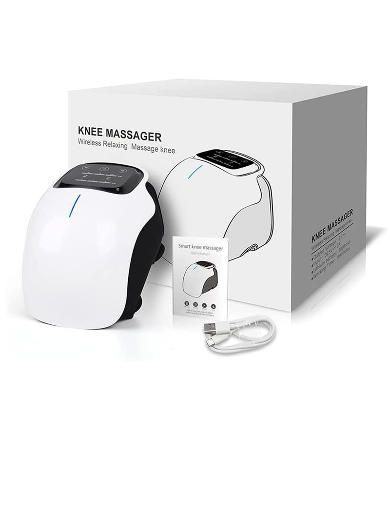 Generic Knee Massager with Heat and Kneading for Pain Relief Infrared Heated Vibration Physiotherapy for Arthritis Massager Cramps and Joint Warmer Rechargeable LED Display - Image 5