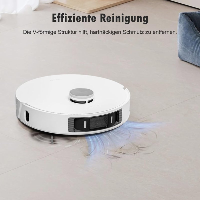 Alloytool قطعتان من ملحقات الفرشاة الرئيسية لـ Dreame X40 Ultra / L10s Ultra / L40 Ultra / L10s Ultra / L10s Ultra Gen 2 / L10s Pro Ultra Heat / D10 Plus Gen 2، فرش استبدال مطاطية - Image 4