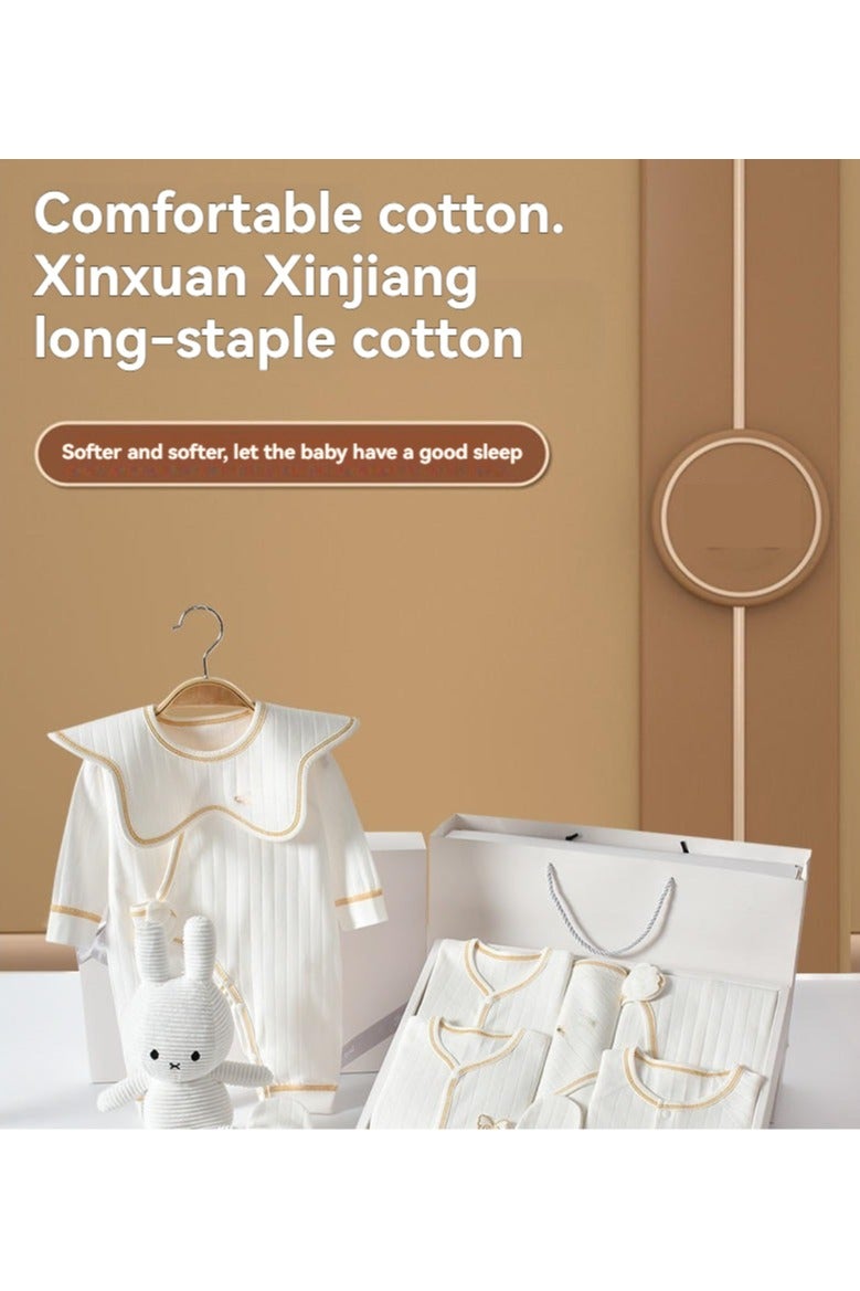 إم مياويان طقم هدايا ملابس للأطفال حديثي الولادة – مثالي للمواليد الجدد والرضع من عمر شهر إلى 6 أشهر | صندوق هدايا متكامل لمستلزمات الأطفال - Image 2