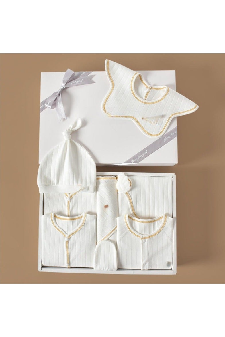 إم مياويان طقم هدايا ملابس للأطفال حديثي الولادة – مثالي للمواليد الجدد والرضع من عمر شهر إلى 6 أشهر | صندوق هدايا متكامل لمستلزمات الأطفال - Image 5