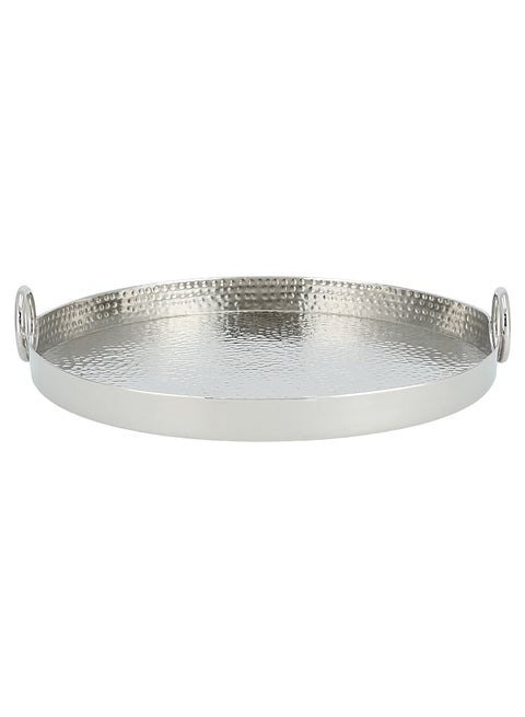 Serving Tray  36*36*6.5 cm Nickel plated