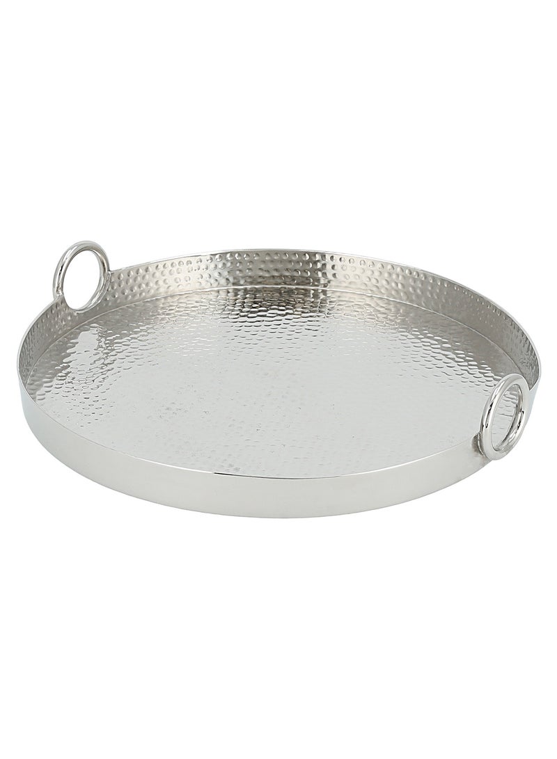 Serving Tray  36*36*6.5 cm Nickel plated