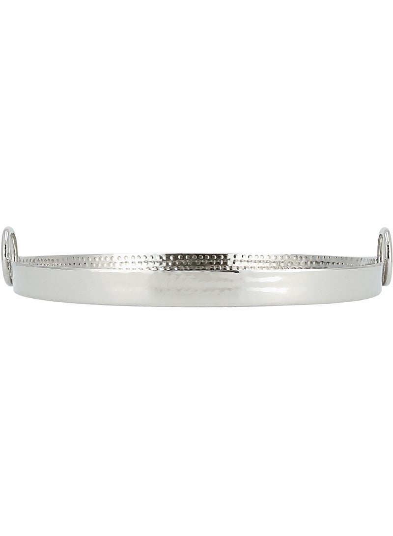 Serving Tray  36*36*6.5 cm Nickel plated