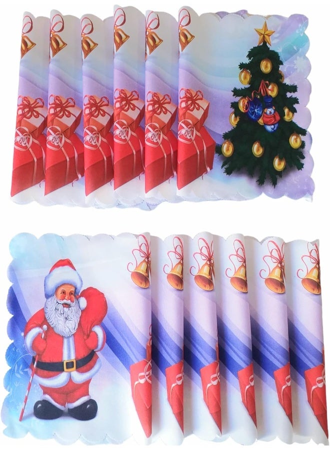 حصائر طاولة عيد الميلاد / حصائر لتزيين موضوع عيد الميلاد - Image 1