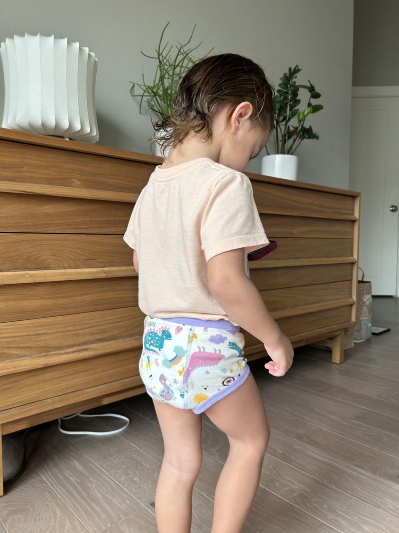 MooMoo Baby سراويل تدريب الأطفال MooMoo 10 عبوات سراويل تدريب امتصاصية للأطفال من الأولاد والبنات قطنية 2T - Image 5