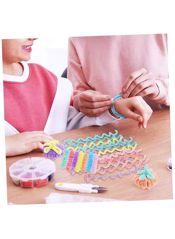20 Pcs Top Twisting Stick, Fuzzy Craft DIY, Colorful Fuzzy Wire Craft Pipe, Chenille Wire Plush - Image 5