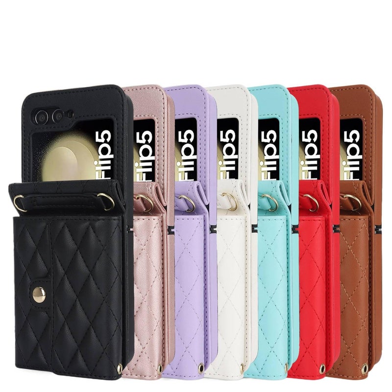 غطاء واقي | أخضر TPU | مقاوم للصدمات لـ Samsung Galaxy Z Flip 5 | حامل بطاقات - Image 3