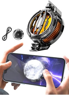 Sthxyfaith Mobile Phone Cooler, Small Cooler Compatible with Android and Apple, Small Mobile Phone Cooling Tool for USB Plug-in Use, Stylish and Convenient Cooling Accessories, Clip and Magnetic Film Accessories  - Image 1