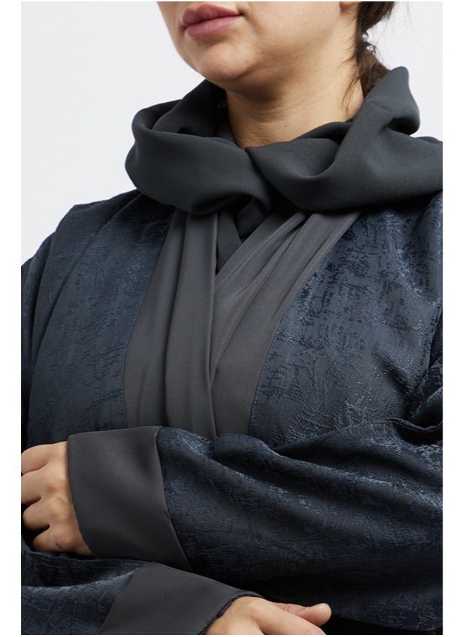 Evva Evva Luxury Saudi Abaya for Women – Elegant Open Front Modest Wear in Premium Fabric – Ideal for Ramadan, Eid, and Everyday Elegance  - Image 2