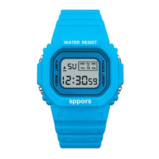 Multifunctional Sports Digital Watch with Alarm, Waterproof, Luminous Display and Solid Matcha Green Color light blue - pzsku/Z404CA57E5FF06FC799F8Z/45/1746228601/4c3d7132-55ef-4a43-856e-749071ca4207
